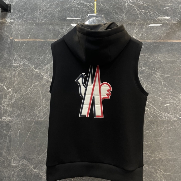 MONCLER stand-up collar cardigan vest - Picture 2 of 9